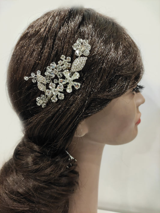 2289FR- Pettinino da sposa con fiorellini