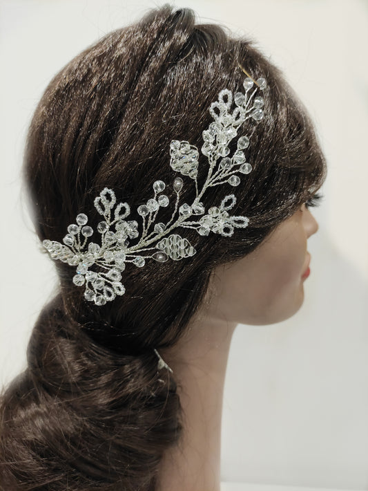 2385FR- Pettinino da sposa laterale
