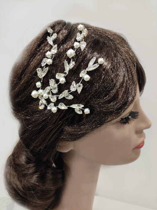 2394FR- Pettinino da sposa laterale