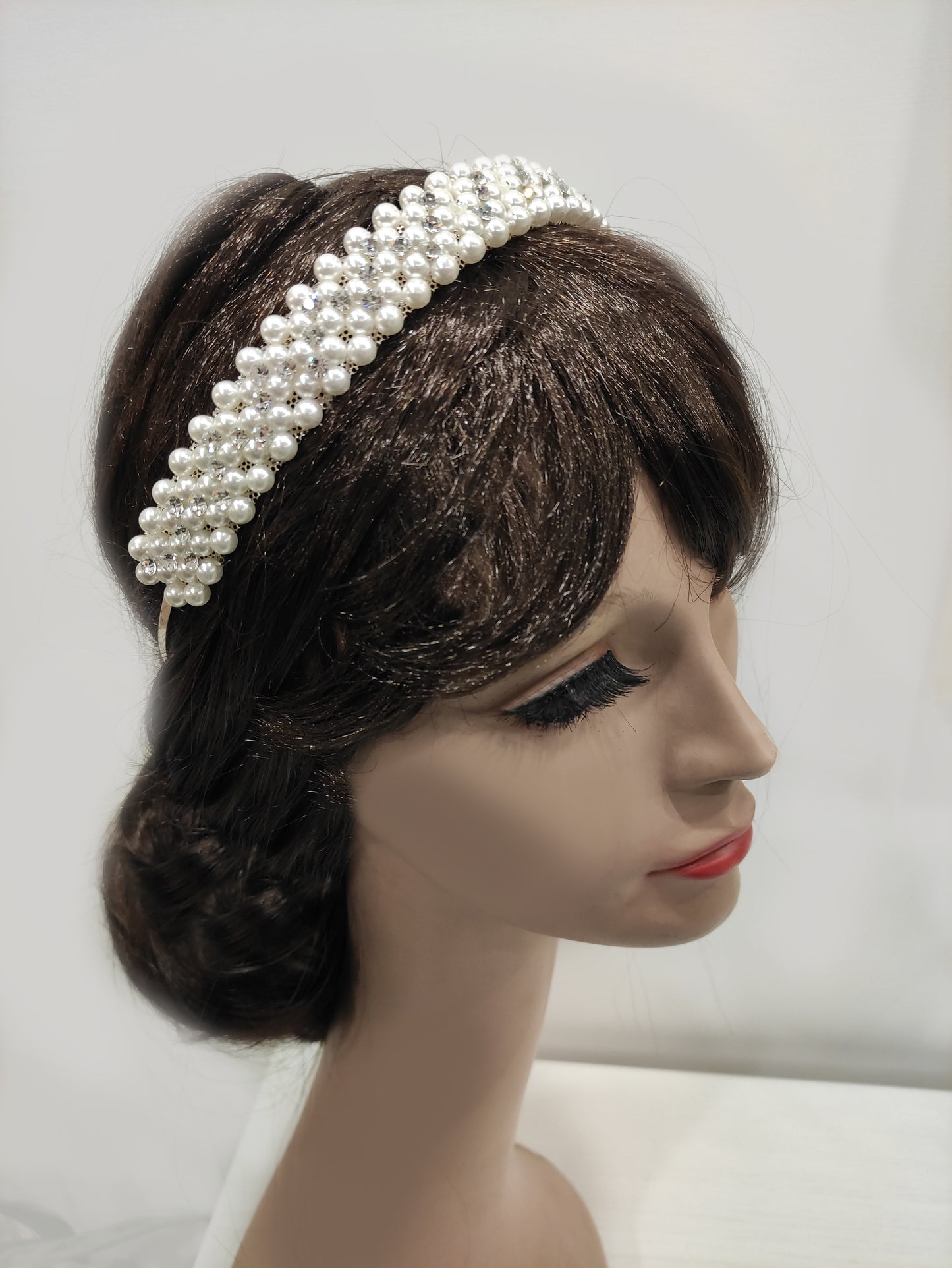 FRN61 - Cerchietto con perle