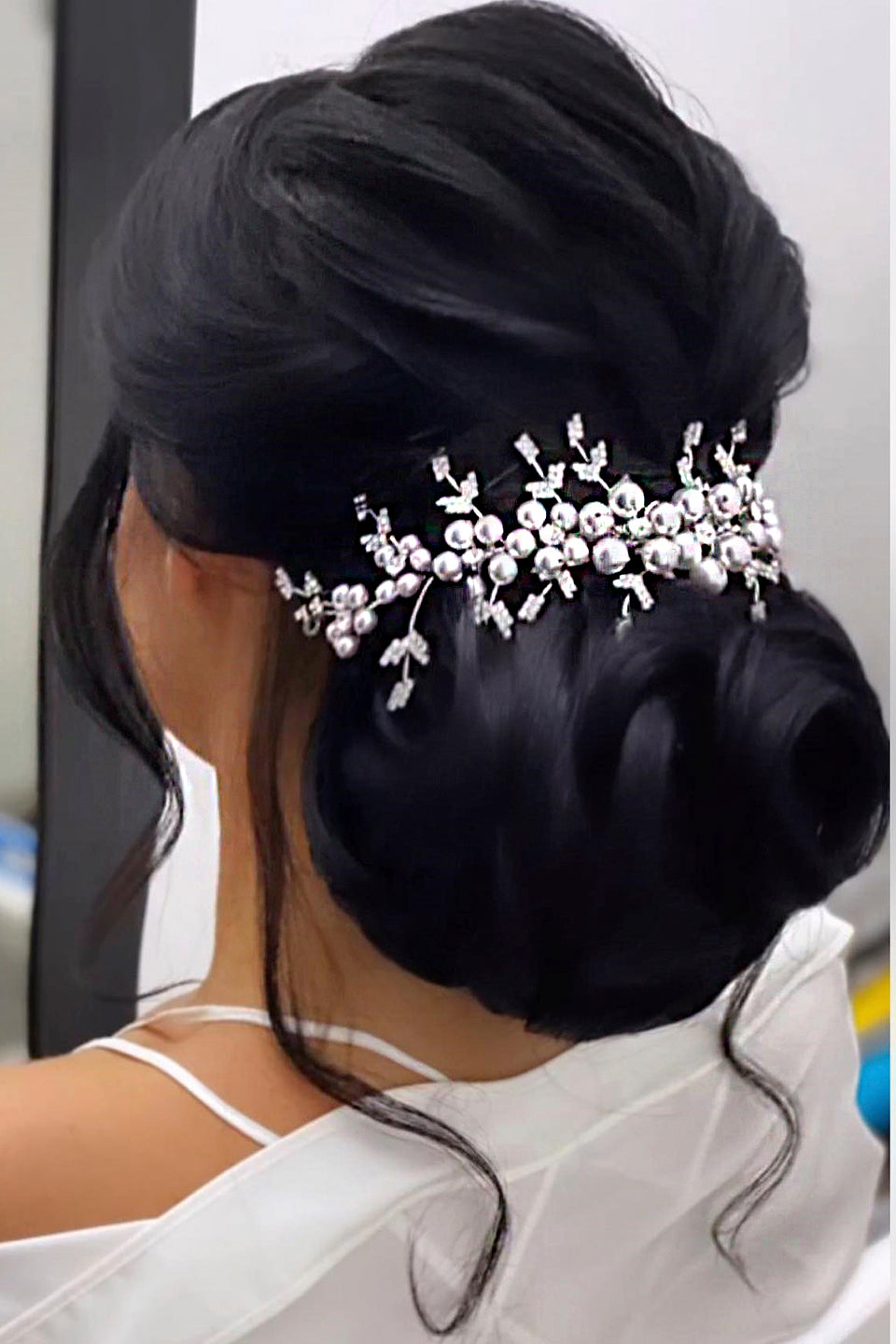 FRN167 - Modellabile con fiori in perle
