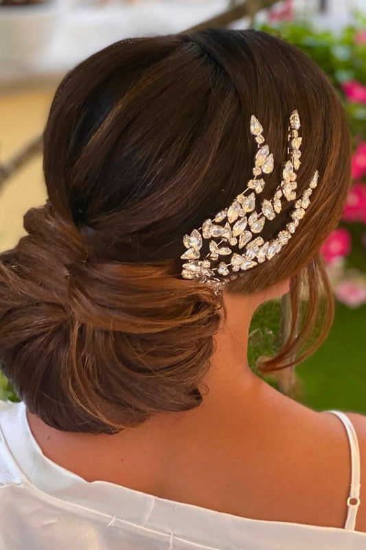 2393FR- Pettinino da sposa laterale