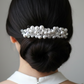 2106FR- Pettinino da sposa con cristalli e perle swarovski