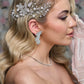 2488FR- Pettinino da sposa con perle e cristalli