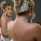 2491FR- Pettinino da sposa con perle e cristalli