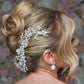 2499FR- Pettinino da sposa con perle e cristalli