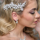 2515FR- Pettinino da sposa con perle e strass swarovski