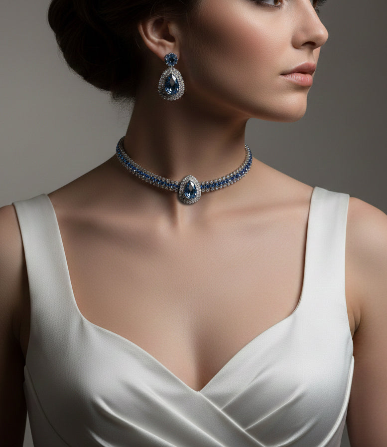 Parure Maxi Drop Choker