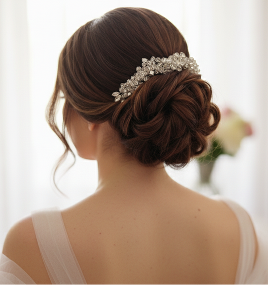 Luster -  Pettine da sposa in cristalli e strass swarovski