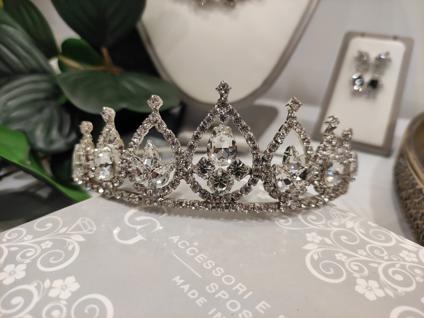 3052bis - Coroncina bijoux swarovski
