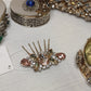 Pettinino per cerimonia con pietre swarovski