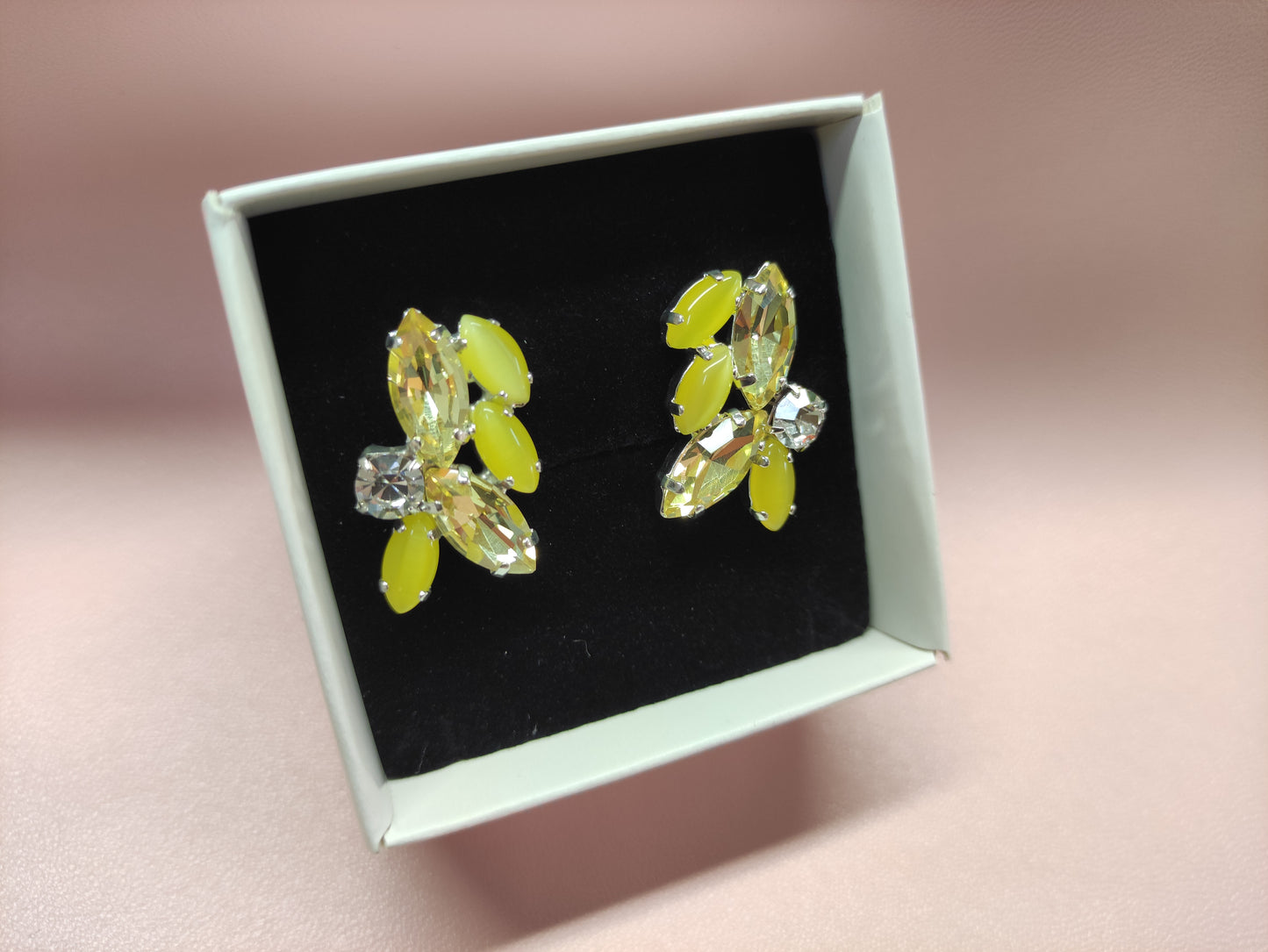 Petali di rubino - 1396OR Orecchini bijoux