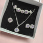 Parure 1502C con pendente goccia