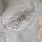 2457FR- Pettinino da sposa con perle e cristalli