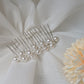 2501FR- Pettinino da sposa con perle