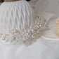 2512FR- Pettinino da sposa con perle, cristalli e strass swarovski