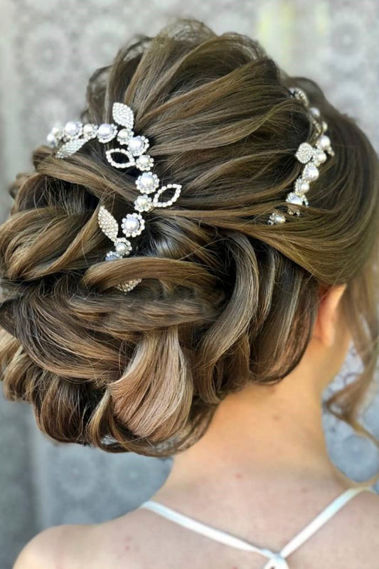 FRN116 - Modellabile bijoux con strass e perle