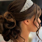 FRN193- Tiara bijoux con cristalli e pietre