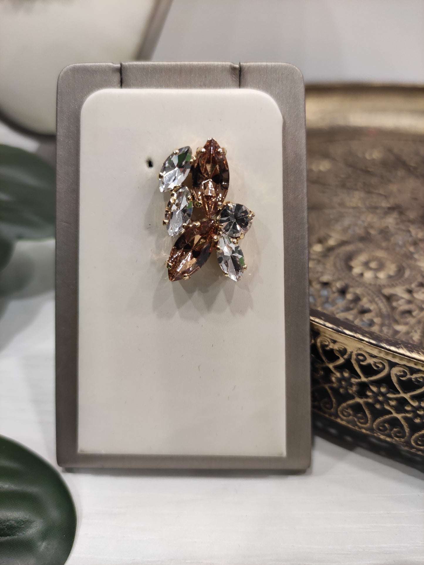 Petali di rubino - 1396OR Orecchini bijoux