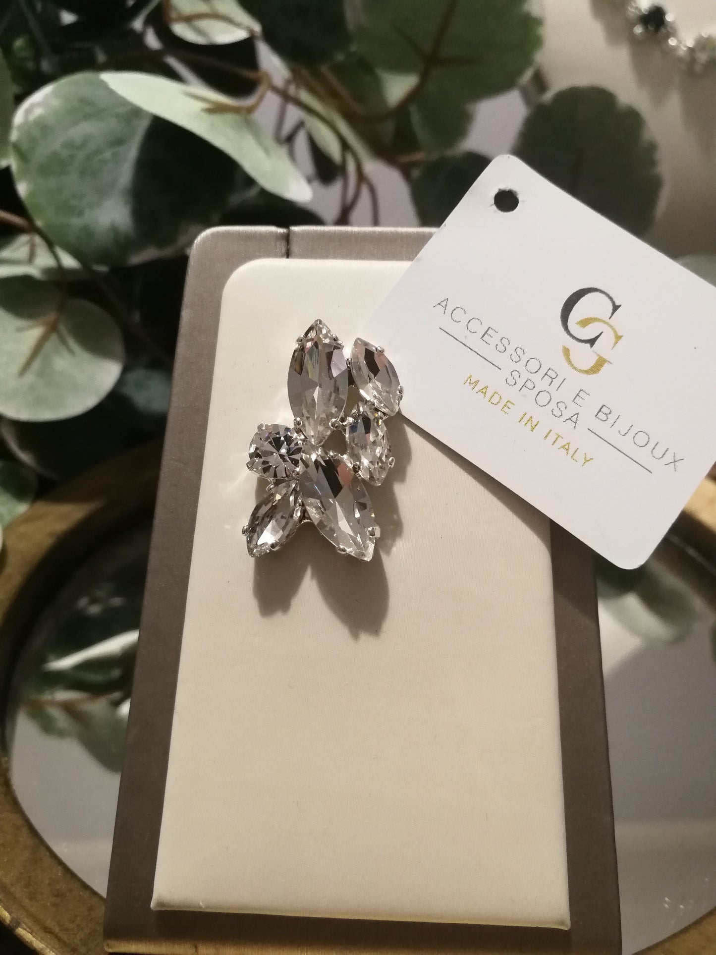 Petali di rubino - 1396OR Orecchini bijoux