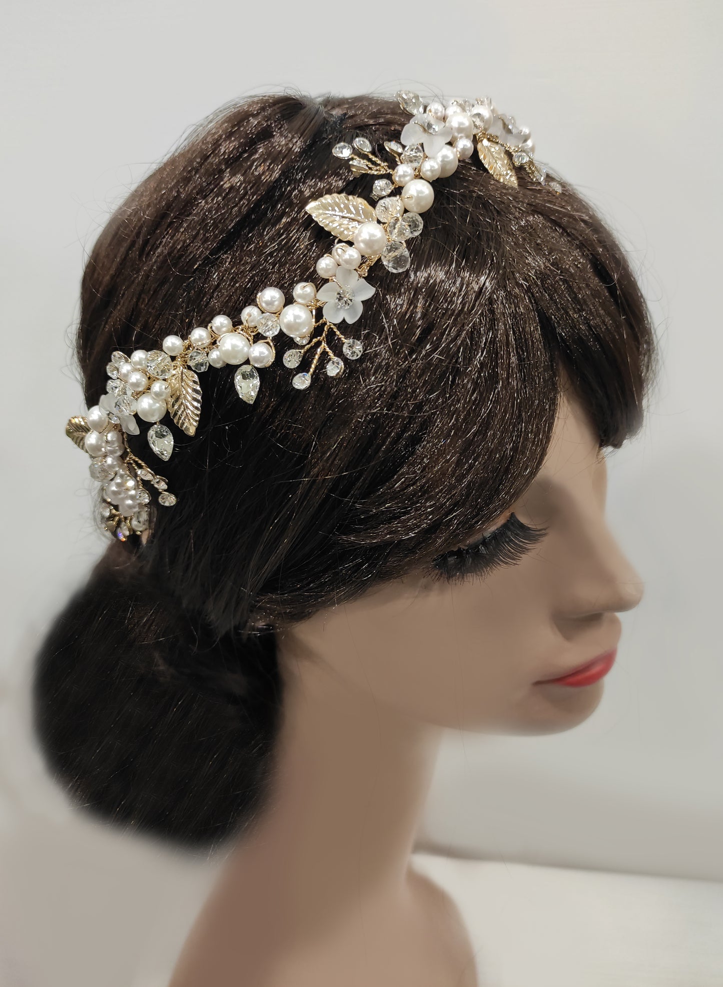 FRN188 - Accessorio modellabile con perle da sposa