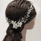 2390FR- Pettinino da sposa con cristalli e filo bijoux