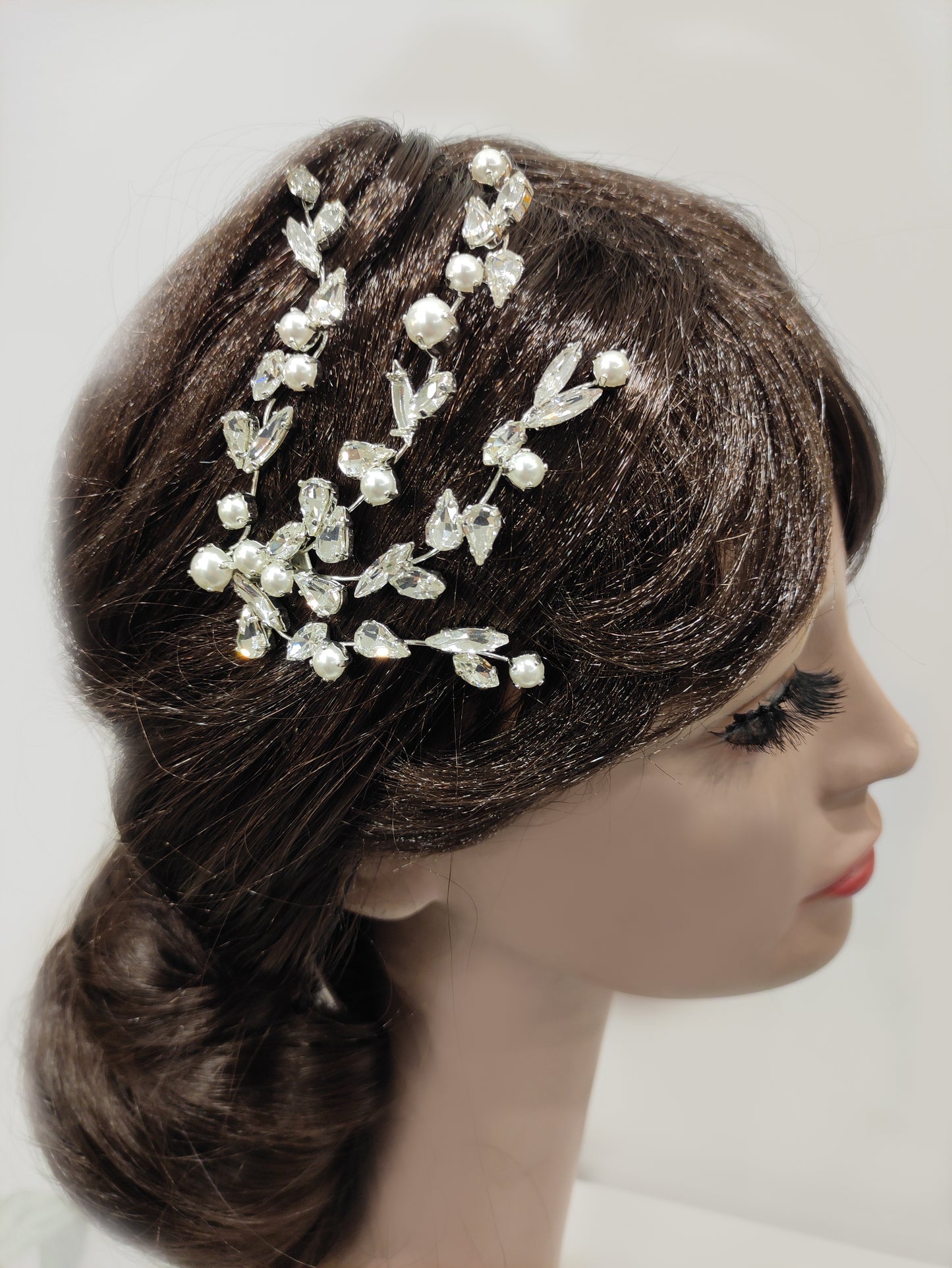 2394FR- Pettinino da sposa laterale
